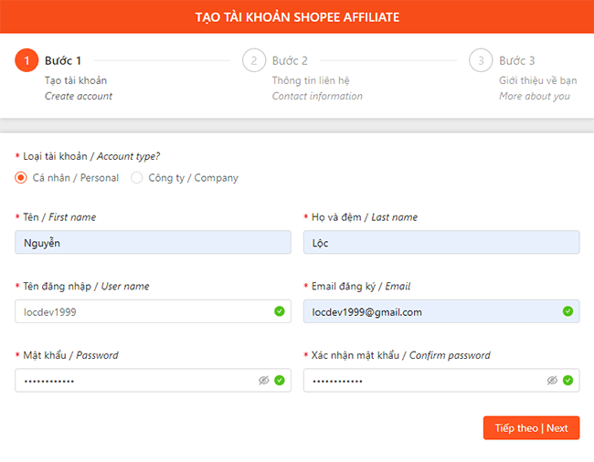 tiếp thị liên kết Shopee 