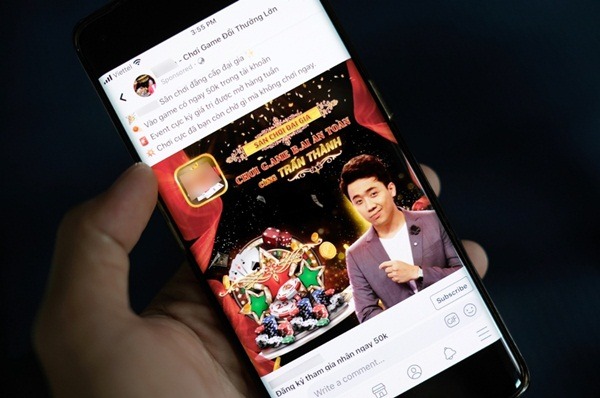 Hàng chục trang Facebook quảng cáo cờ bạc sử dụng hình ảnh Sơn Tùng, Trấn Thành | Tin tức Online