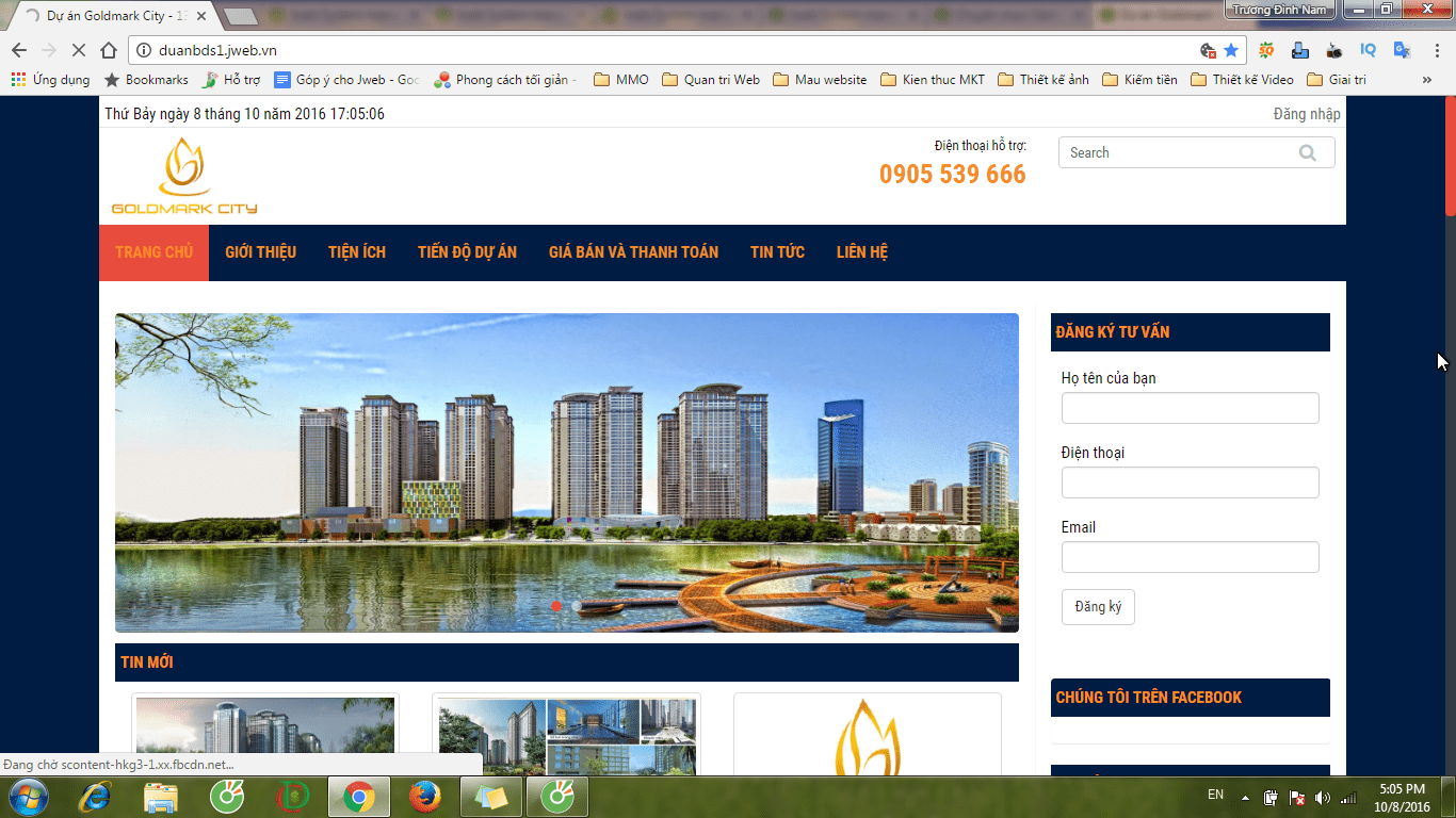 Tạo Website bất động sản - Jweb.vn