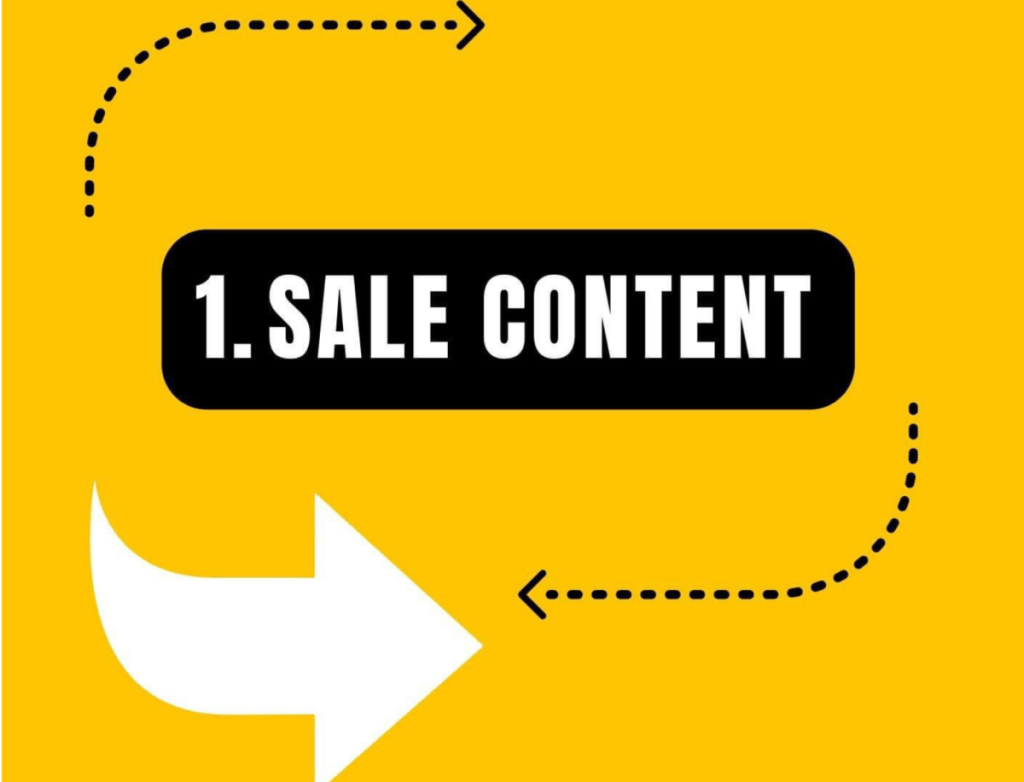 Hình thức Content Sale Content