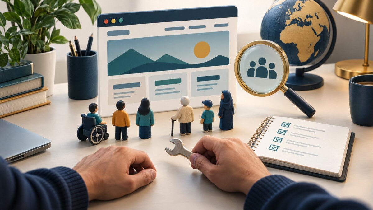 Trang đích không hoạt động Google Ads: kiểm tra website phục vụ nhiều người dùng bằng dụng cụ và sổ ghi chú
