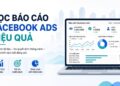 Bảng báo cáo quảng cáo Facebook trong Ads Manager dành cho dự án bất động sản với các cột chỉ số chính